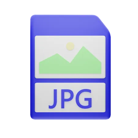Format jpg  3D Icon