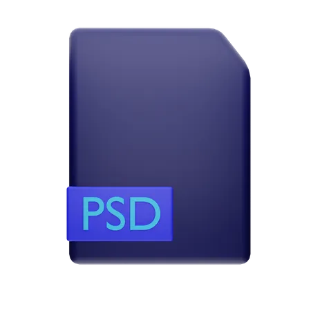 Format psd  3D Icon