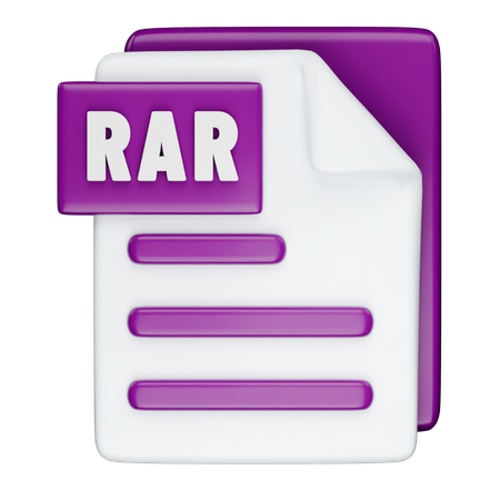 Format RAR  3D Icon