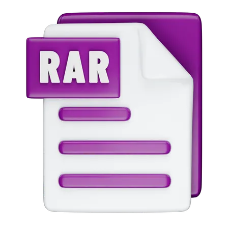 Format RAR  3D Icon