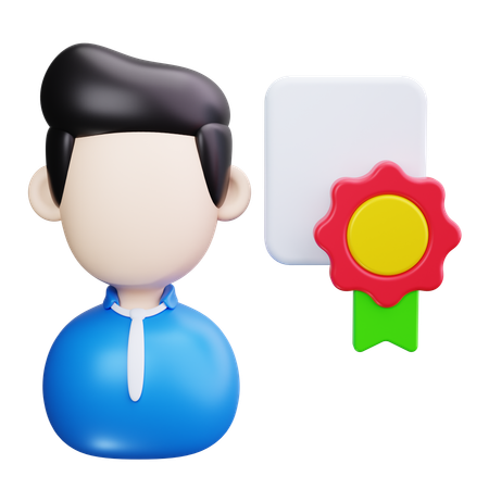 Formateur en affaires  3D Icon