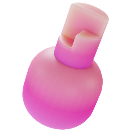 Forma abstrata de garrafa  3D Icon