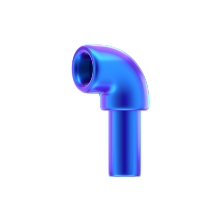 Forma abstrata de tubo  3D Icon