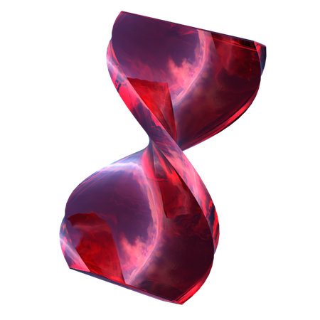 Formato de ampulheta  3D Icon