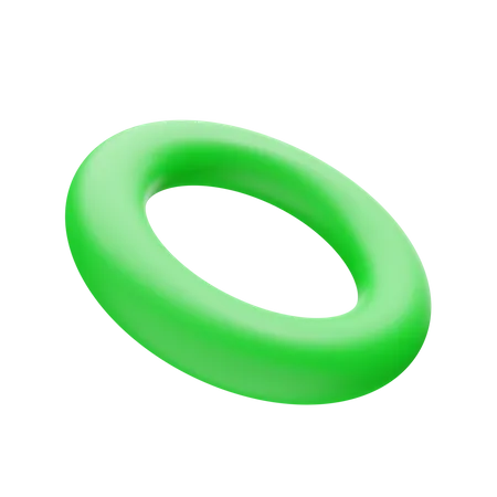 Formato de anel  3D Illustration