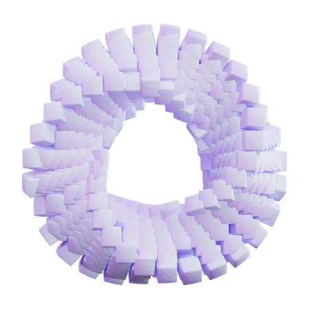 Formato de anel  3D Icon