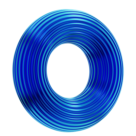 Formato de anel abstrato  3D Icon