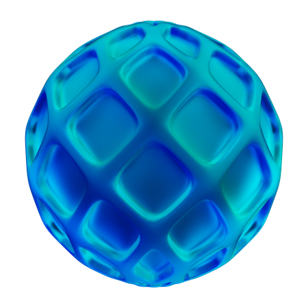 Forma abstrata de bola  3D Icon