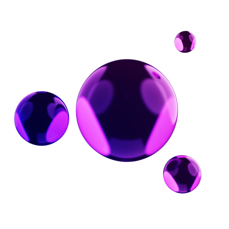 Forma abstrata de bola  3D Icon