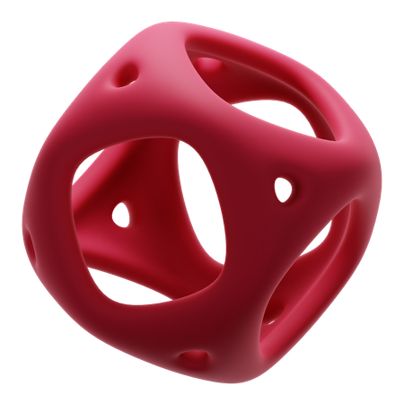 Forma abstrata de bola  3D Icon