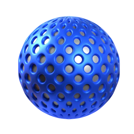 Forma abstrata de bola  3D Icon