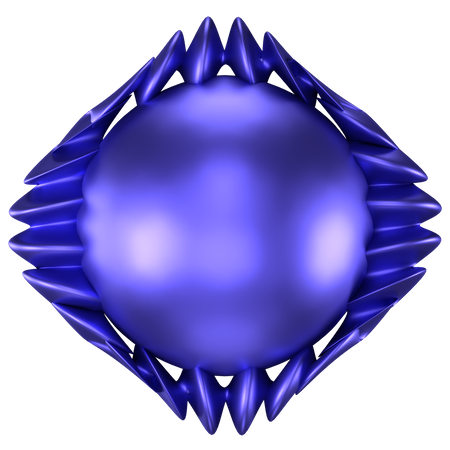 Forma abstrata de bola  3D Icon