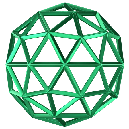 Forma abstrata de bola  3D Icon