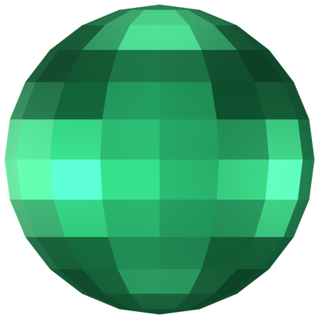 Forma abstrata de bola  3D Icon