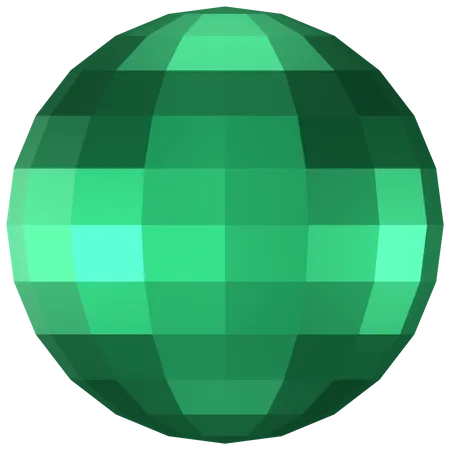 Forma abstrata de bola  3D Icon