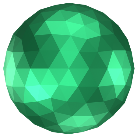 Forma abstrata de bola  3D Icon