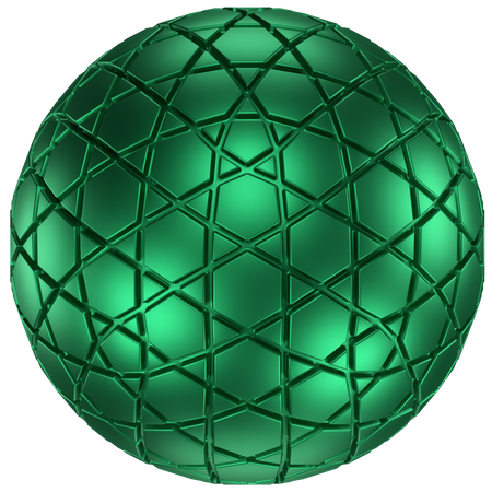 Forma abstrata de bola  3D Icon