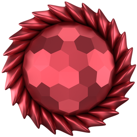 Forma abstrata de bola  3D Icon