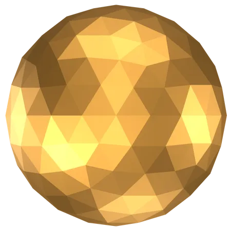 Forma abstrata de bola  3D Icon