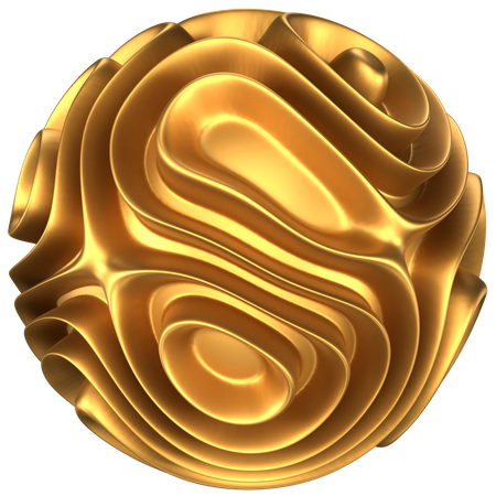 Forma abstrata de bola  3D Icon