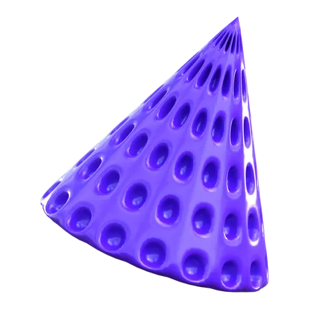 Forma de cone abstrato  3D Icon