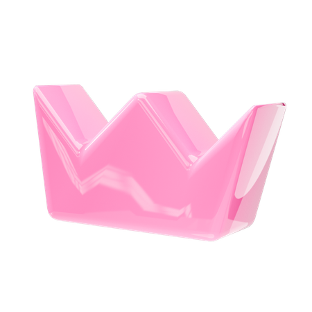 Formato de coroa  3D Icon