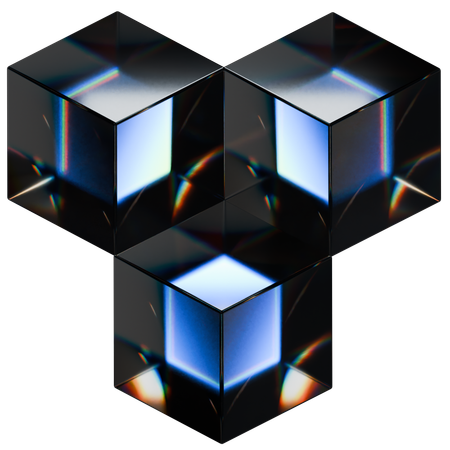 Forma de cubo  3D Icon