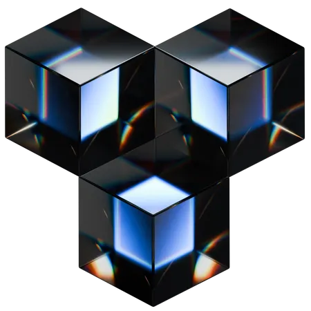 Forma de cubo  3D Icon