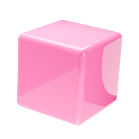 Forma de cubo  3D Icon