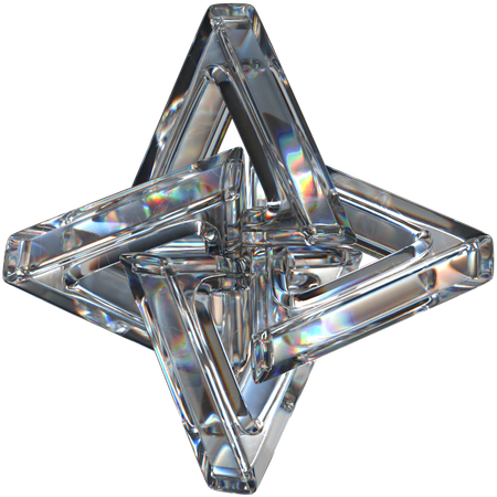 Forma de diamante  3D Icon