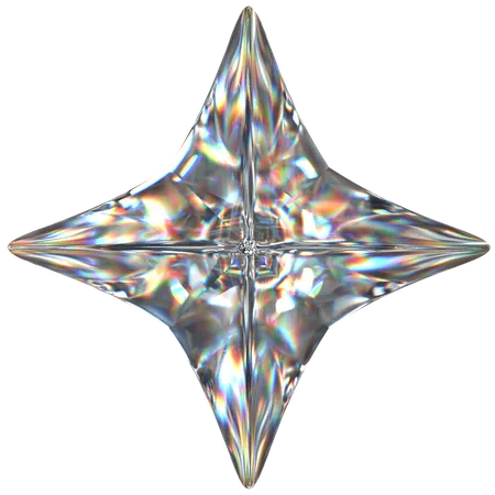 Forma de diamante  3D Icon