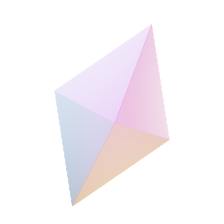 Forma de diamante  3D Icon