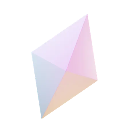 Forma de diamante  3D Icon