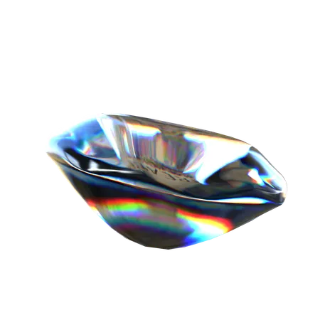 Forma de diamante  3D Icon