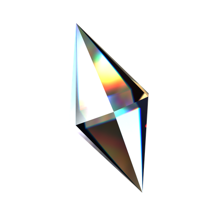 Forma de diamante  3D Icon