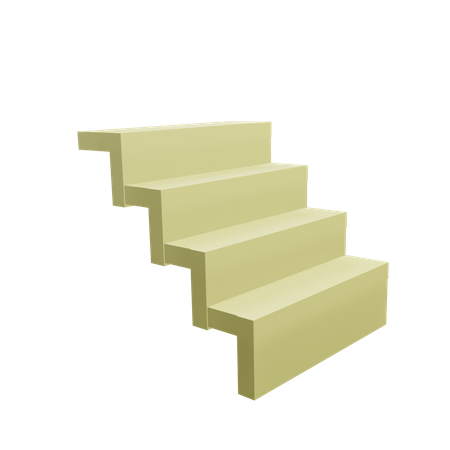 Formato de escada  3D Icon