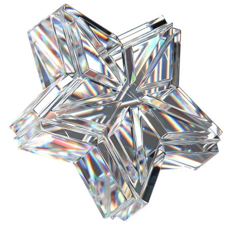 Forma de estrela  3D Icon