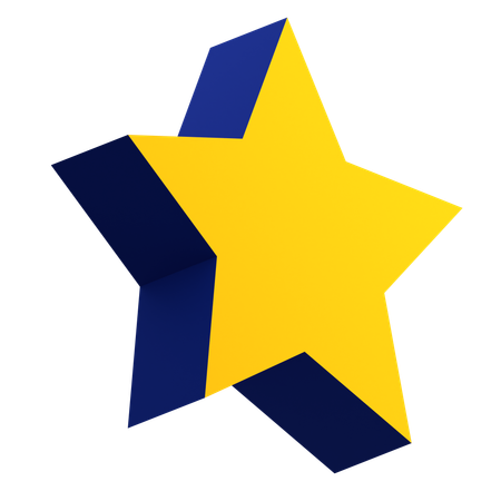 Forma de estrela  3D Icon