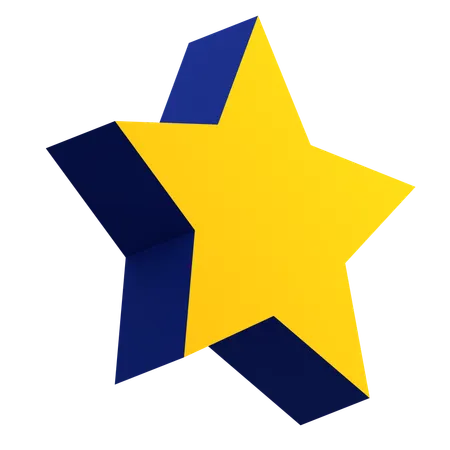 Forma de estrela  3D Icon