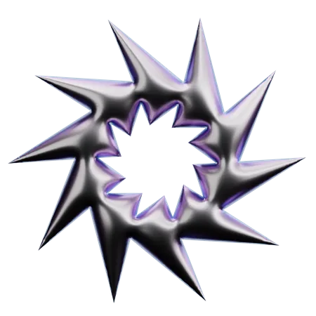 Forma de estrela  3D Icon