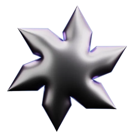 Forma de estrela  3D Icon