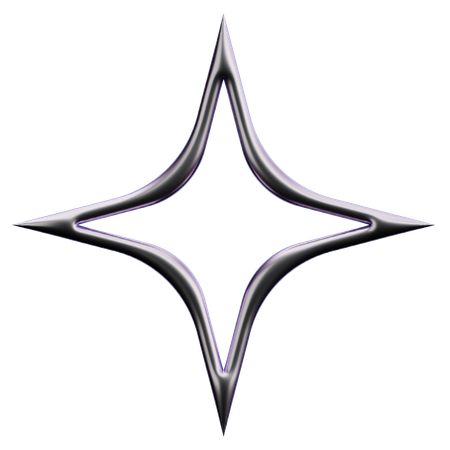 Forma de estrela  3D Icon