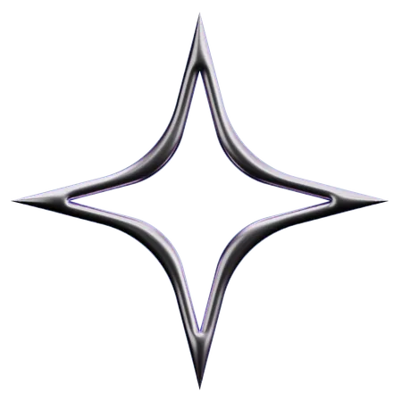 Forma de estrela  3D Icon