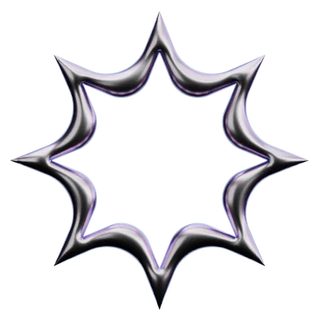 Forma de estrela  3D Icon