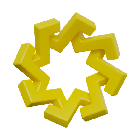 Forma de estrela  3D Icon