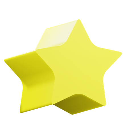 Forma de pirâmide estrela  3D Icon