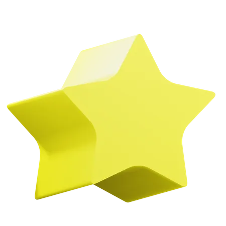 Forma de pirâmide estrela  3D Icon