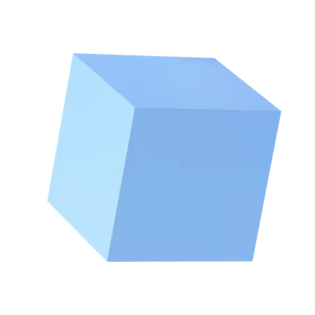 Forma de cubo  3D Illustration