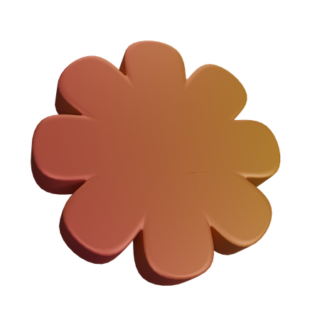 Forma de flor  3D Icon