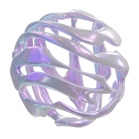 Forma de globo  3D Icon